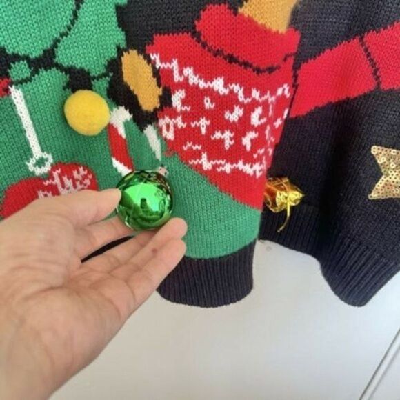 Ugly Christmas Sweater No boundaries Size 3XL Reindeer 3D Holiday Unisex Party - Picture 7 of 16